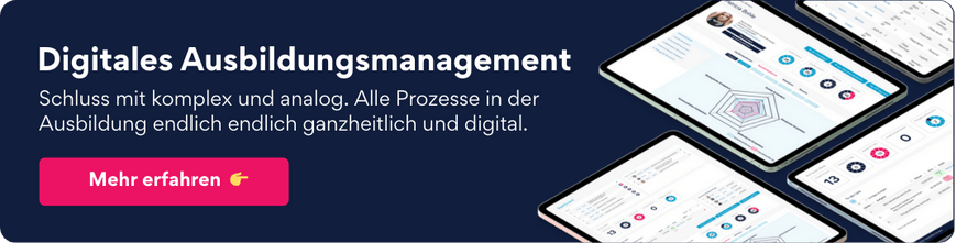 Digitales Ausbildungsmanagement - Jetzt testen!
