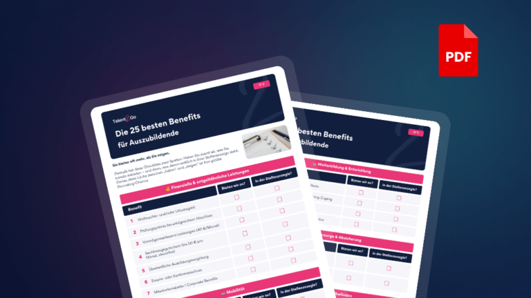 Downloads: Checkliste 25 Azubi-Benefits in der Ausbildung