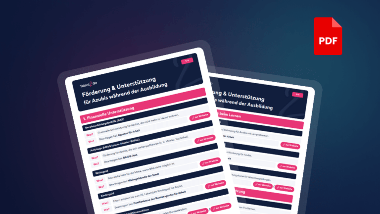 Förderung und Unterstützung für Azubis während der Ausbildung - Talent2Go Download