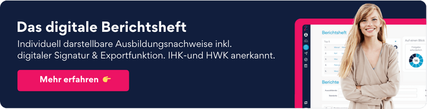 Digitales Berichtsheft - Jetzt testen!