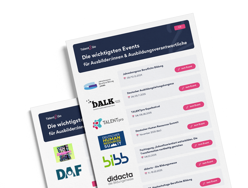 Wichtige Events zum Thema Duale Ausbildung