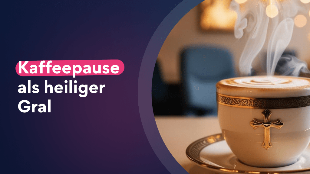 Die Kaffeepause: Der heilige Gral des Arbeitslebens (KI-generiert)