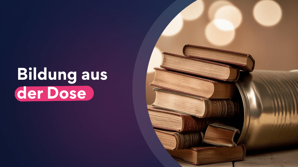 Bildung aus der Dose für die Fachkräfte von gestern (KI-generiert)