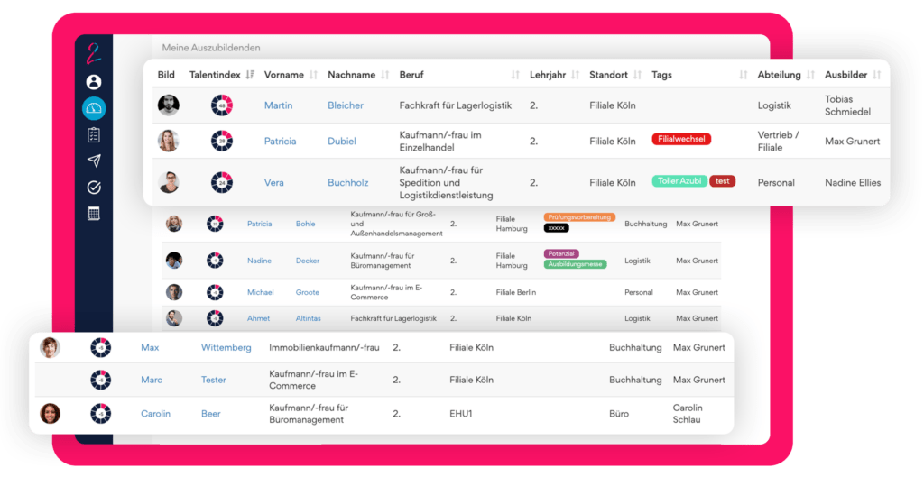 Ausbildungsmanagement Software Talent2Go
