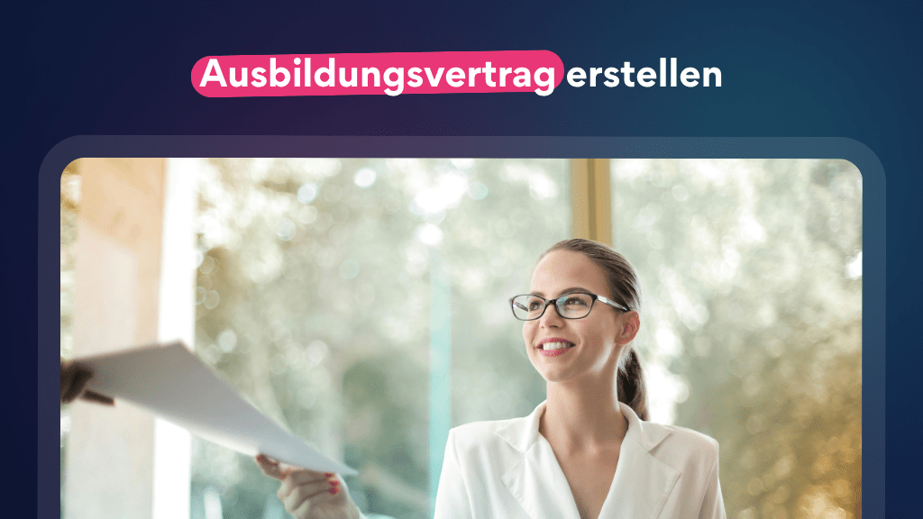 Ausbildungsvertrag erstellen